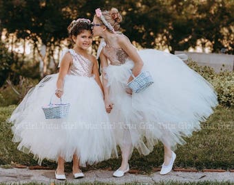 Bridal White Flower Girl Dress, Cream Tulle Tutu Dresses, Baby Princess Dress, Toddler Dresses, White Tulle Flower Girl Dress, Weddings