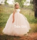 Flower Girl Dresses, Tulle Flower Girl Dress Blush, Blush Tutu Dress 