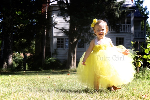 Yellow Tutu Dress, Flower Girl Dress Lemon Yellow, Toddler Girls Yellow Dress, Toddlers, Baby, All Sizes Yellow Tutu Dress, Flower Girl Dress Lemon Yellow, Toddler Girls Yellow Dress, Toddlers, Baby, All Sizes