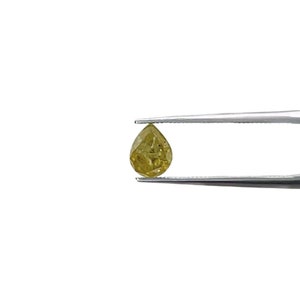 Pear Yellow Diamond, Loose Naturally Included Yellow Genuine Diamond - LSG486