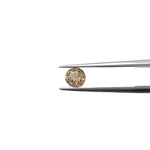 Diamant champagne demi carat, taille ronde lâche unique, brun inclus - LSG1396