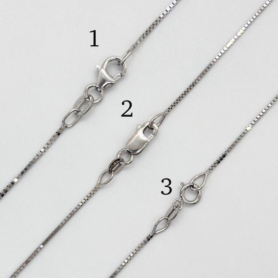Sold 14K Yellow Gold Box Chan Necklace, 16 18 20 24 26 28 30 0.6mm, 0