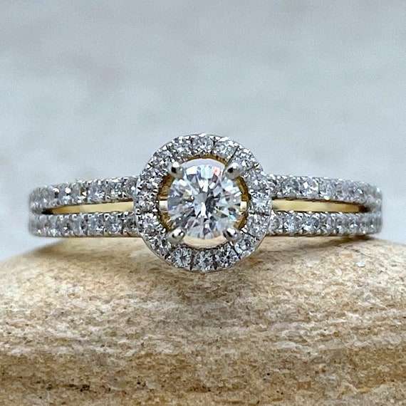 Halo Engagement Ring