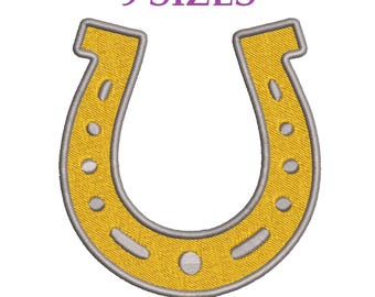 Embroidery files "Horseshoe". Sports embroidery designs. Machine embroidery designs Horseshoes. Equestrian embroidery patterns.