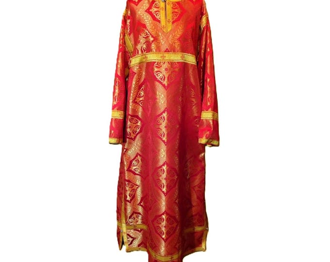 Sticharion, orar and armbands (cuffs). Deacon's vestment. Subdeacon investments. Deacon's sticharion. Vestments for deacon. Church clothing.