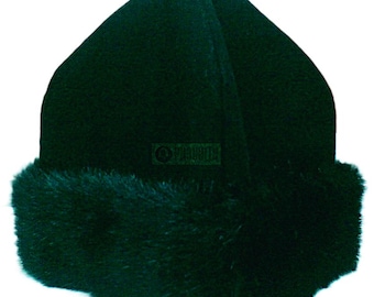 Winter cassock and winter scufia. Cashmere. Upper cassock Slavic style. Orthodox cassock. A winter cassock for a priest - color black.