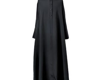Inner cassock. Bulgarian styles. Wet silk (in the photo). Orthodox cassock for a priest. Religious cloth. Under cassock. Anteri.