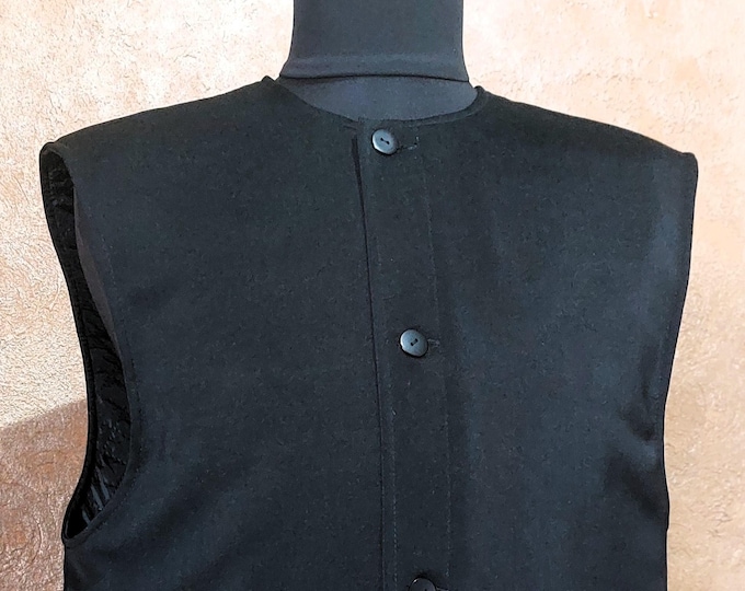 Winter vest. Half-wool. Vest for the priest. Church clothes. A great gift for the rector of your church.