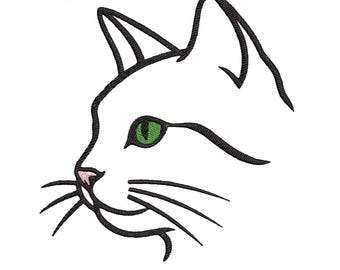 Embroidery files "Cat". Embroidery cat. Embroidery designs for kids. Cartoon embroidery files. Machine embroidery patterns cat.