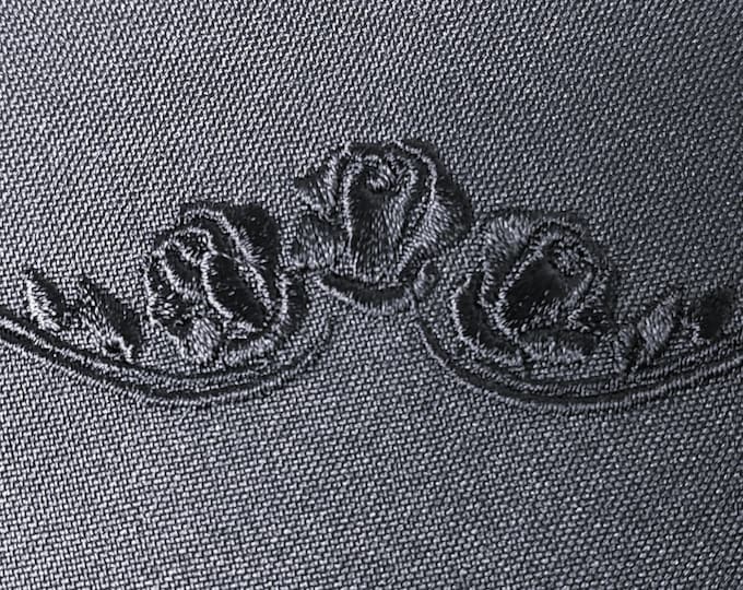 Embroidered “Rose.” Orthodox Inner cassock Odessa style.  Lower cassock. Linen-gabardine (pictured). Or another fabric of choice.