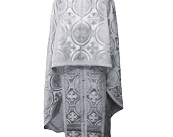 Greek style priest's vestment. Orthodox vestments. Beautiful dense brocade or silk. Write to me to choose a fabric. Church clothes.