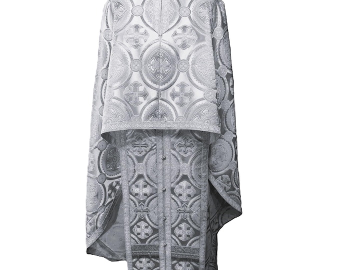 Greek style priest's vestment. Orthodox vestments. Beautiful dense brocade or silk. Write to me to choose a fabric. Church clothes.