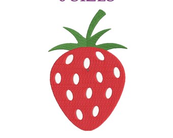 Embroidery files "Strawberry". Embroidery design of berries. Kitchen embroidery with fruits. Machine designs for towel and clothing.