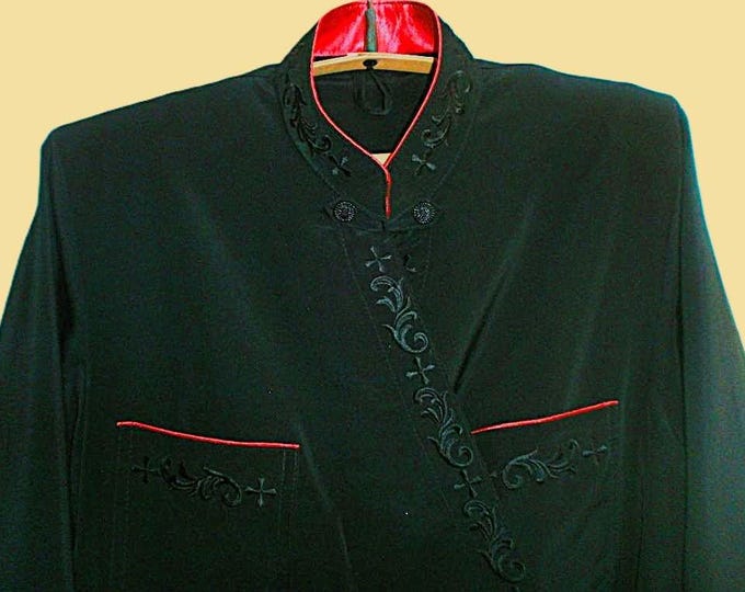 Greek Inner cassock. Embroidery “Pilgrim's cross” Greek lower cassock. Lower cassock with embroidery. Wet silk. Cassock for a priest. Anteri