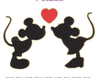 Embroidery files “Mickey and Minnie”. Mickey Mouse. Embroidery designs for kids. Cartoon embroidery files.