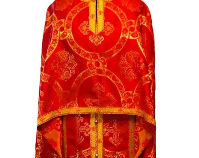 Priest's vestment Greek style. Brocade or silk. Write to me to choose a fabric. Church clothes. Orthodox vestments.