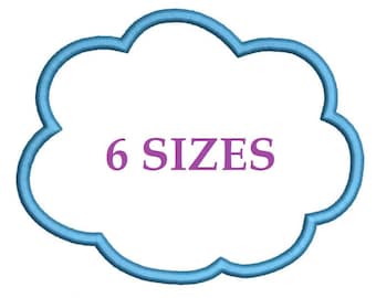 Embroidery files "Cloud". Application. Frame embroidery designs. Embroidery border. Embroidery border designs. Embroidery border pattern.
