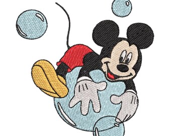 Embroidery files "Mickey Mouse". Cartoon embroidery files. Disney. Embroidery pattern of a cartoon mouse. Embroidery designs for kids.