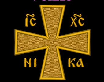 Embroidery files "NIKA Cross". Machine embroidery designs. Cross Embroidery designs. NIKA. Embroidery patterns Cross. Religious embroidery.