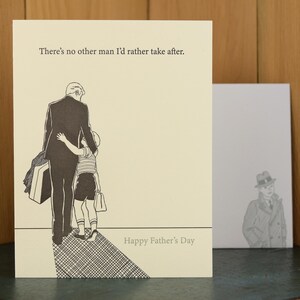 Take After Dad - carte typographique pour la fête des pères