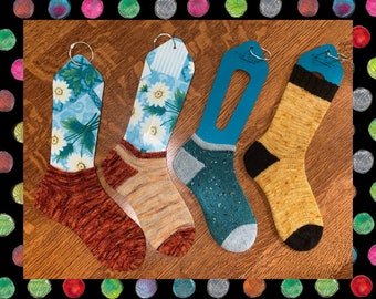 Toe-up Turkish Heel Vanilla Sock Knitting \ Pattern, Shortie, Crew, Adult Sizes, Digital Download