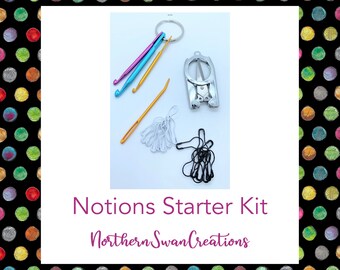 Notions Starter Kit for Knitters, great for knitting on the go!