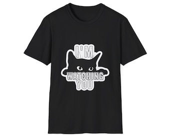 Cat Shirt, Black Cat Shirt, Cat Lover Gift, Funny Cat shirt