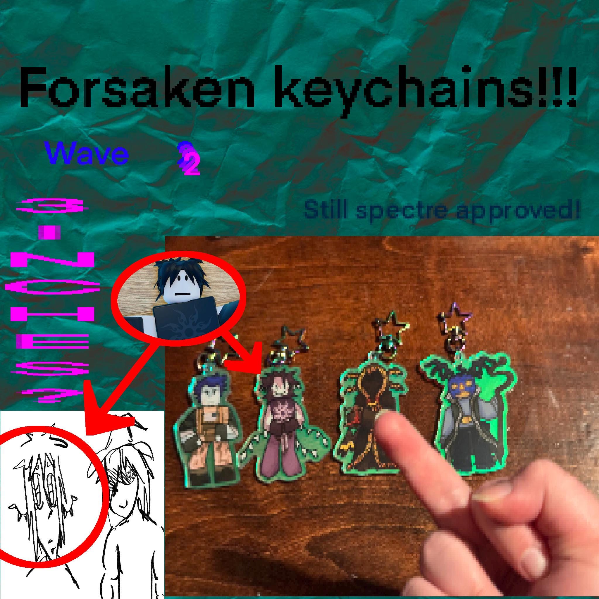 Forsaken Keychains Wave 2!! Dusekkar, Taph, Guest1337, and Twotime