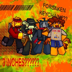 Forsaken roblox keychains 3in, Spectre approved! Featuring elliot, shedletsky, builderman, and chance! Buy now!