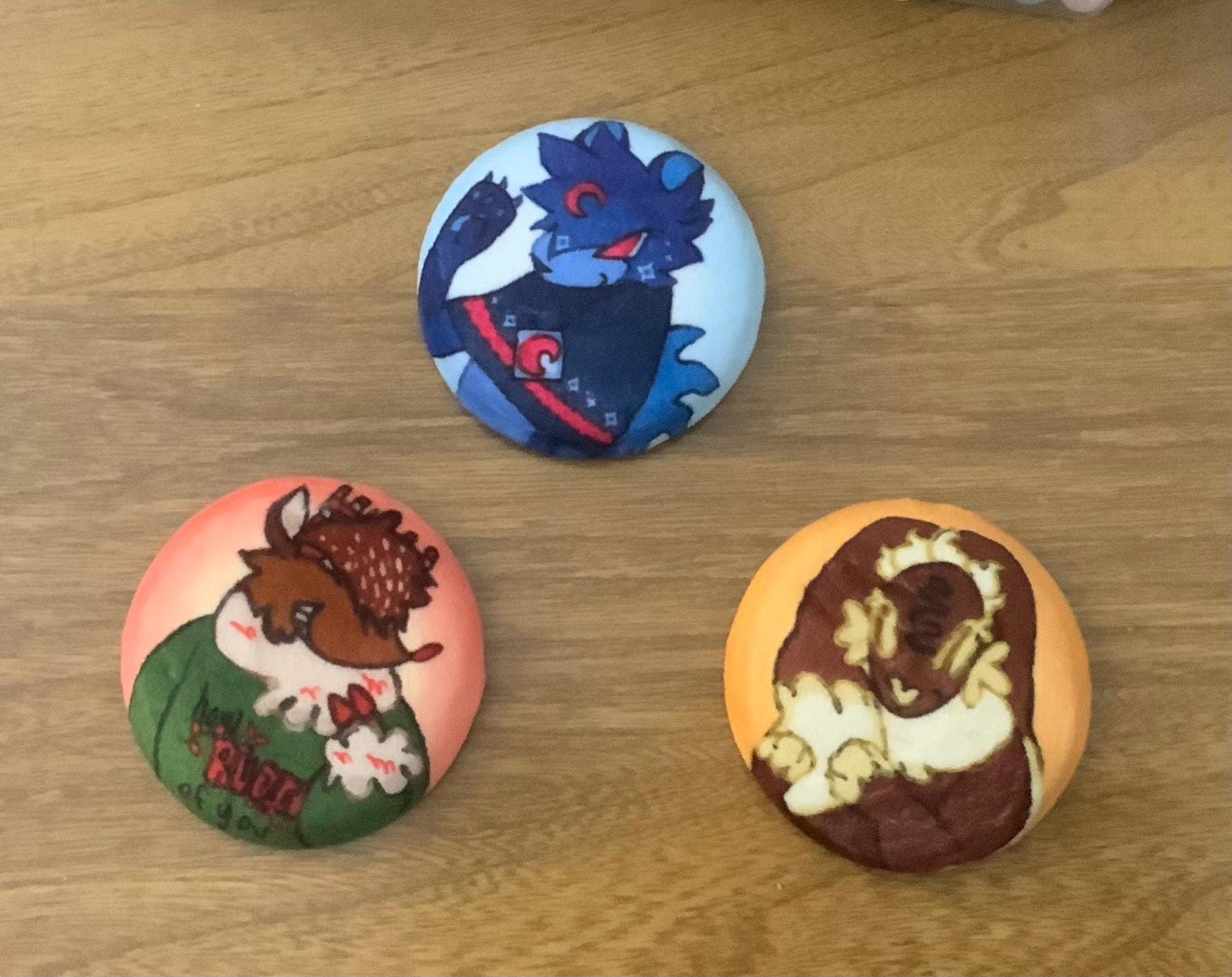 Cocoa Rudie and Eclipse Plush Pins Dandys World - Etsy