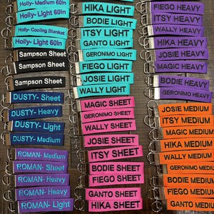 Horse Blanket Tags // Completely Customizable!! image 11