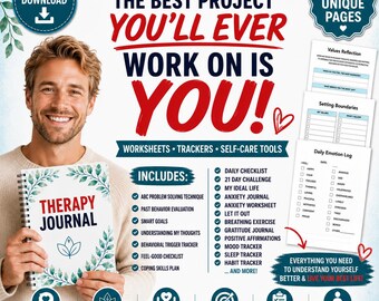 Life Coaching Journal Printable | Success Planner | Therapy Workbook PDF