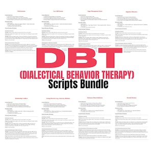 Skrypty kliniczne DBT | Pakiet terapii opartej na dowodach