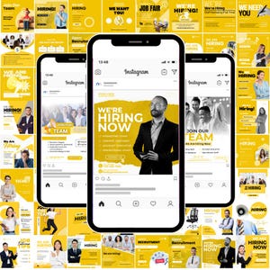 採用投稿テンプレート | 人材紹介会社テンプレート | 採用担当者向けソーシャルメディア投稿 | 人事用Canvaテンプレート | 求人募集テンプレート | ダウンロード