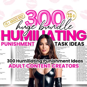 Sissy Training | 300 Sissy Task Ideas | Sissy Training | Sissy Guide | Roleplay Scripts | Digital Download PDF Femdom Ideas