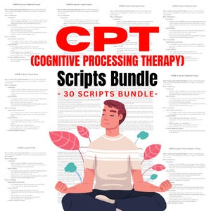 Cognitive Processing Therapy Scripts Bundle | Evidence Based Trauma Therapy | PDF Download image 5