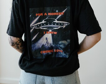 Cosmic Love UFO Graphic T-Shirt | Unisex Concert Tee