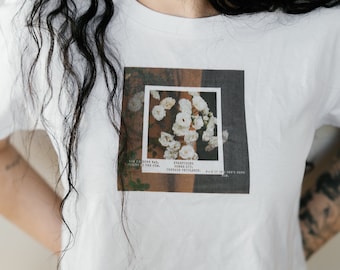 Down Bad Polaroid Crop Tee | Women's Relaxed Fit Cotton T-Shirt