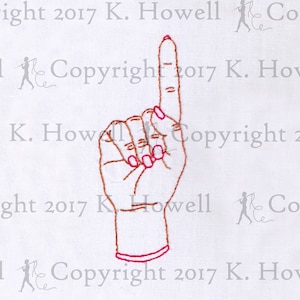 Wzór haftu na rękę wskazującą palcem, ręka, gest, pozycja, symbol, palce, strzałka, bransoletka, palec, punkt, wskazywanie, pomysł, jeden, PDF
