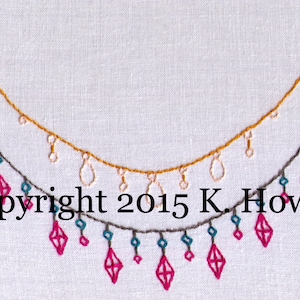 Jewelry Hand Embroidery Pattern, Necklaces, Neckline, Edge, Bling, Diamond, Pearl, Jewel, Jewelry, Digital Download, PDF