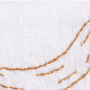 Banana Hand Embroidery Pattern, Fruit, Produce, PDF