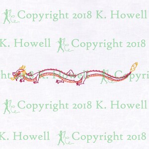 ドラゴンの手刺繍パターン、ドラゴン、ドラコ、中国のドラゴン、中国、アジア、長い、火、炎、蛇、新年、トカゲ、PDF