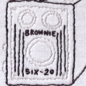 Cameras Hand Embroidery Pattern Combo Pack, Vintage, Box Brownie, Lubitel, Nikon, Twin Lens, Reflex, 35mm, Set, Medium Format, PDF
