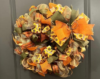 Everyday sunflower wreath
