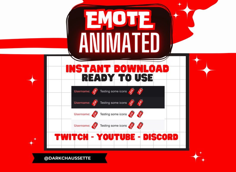 Twitch Animated Emote Soda, Twitch Animated Emote Coca, Animated Emote ...