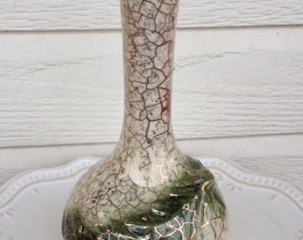 Vintage McCoy Bud Vase 24 K Gold