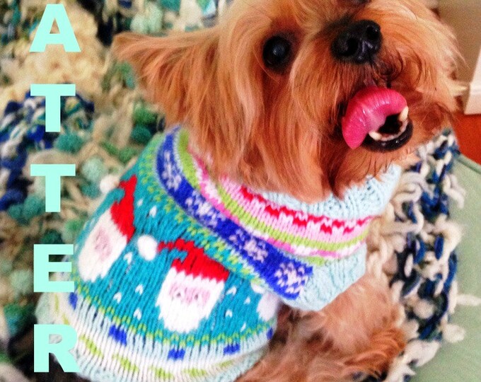 O HANUKKAH Dog Sweater Knitting Pattern Jewish Holiday Etsy