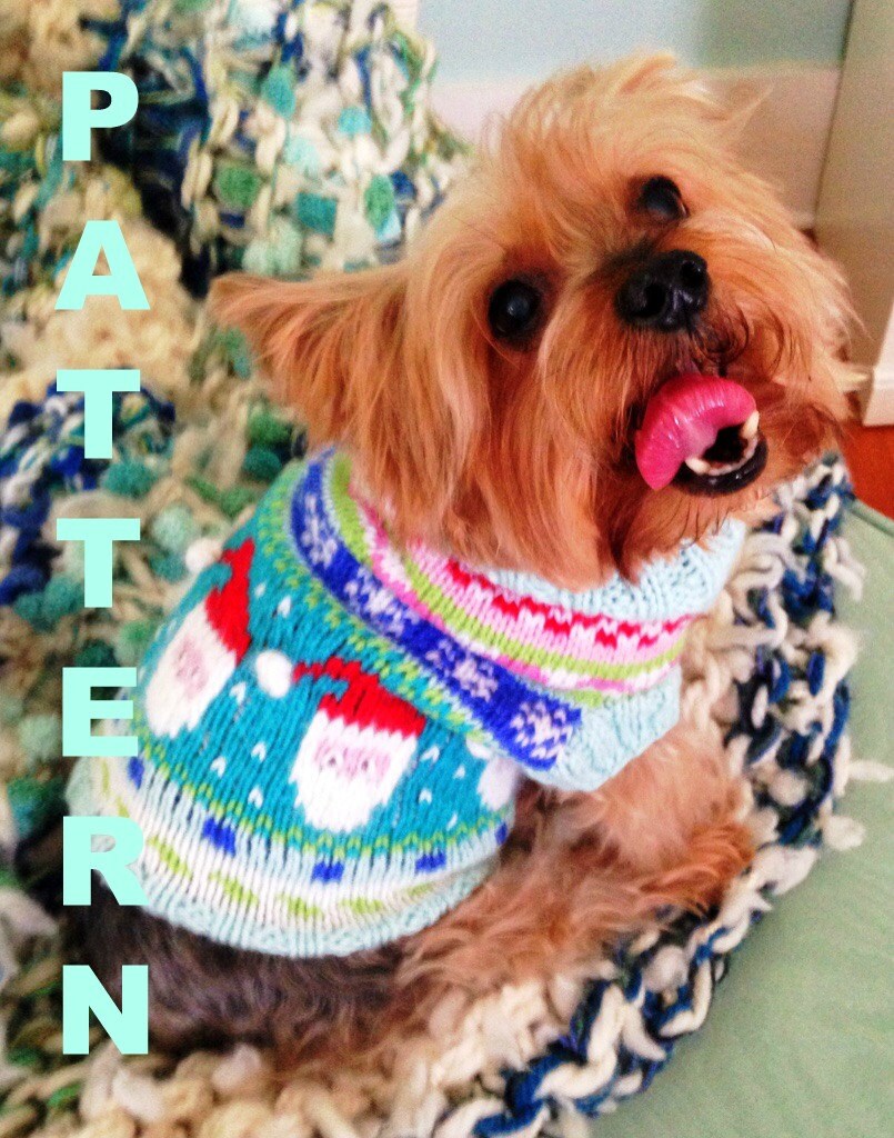 fair isle dog sweater pattern