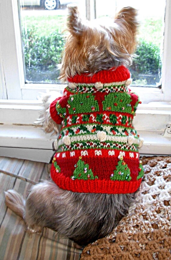fair isle dog sweater pattern