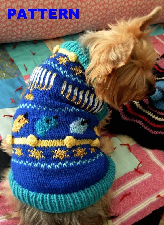 fair isle dog sweater pattern